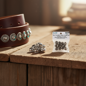 Ilan Cascabel - Juego de 7 Campanas de 24 mm Plateadas para Cinturón - Product Image 3