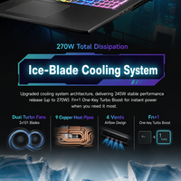 Laptop Gaming Flagship Wooking X8 1824 AI TOPS Ultra 9 275HX 175W GPU 24G Computerrtx 5090