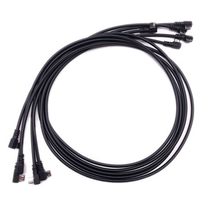 Cable de datos tipo C de ángulo recto, con revestimiento de PVC y blindaje de cobre puro para computadora, cable en ángulo. - Product Image 1