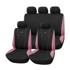 soft polyester material for 9pcs universal car seat covers for four season