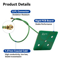 Antenne interne WiFi 7 6 GHz 3 dBi à gain élevé, antenne PCB double bande 5 GHz 6 GHz avec connecteur MHF1 U.FL pour routeur WiFi 6E IoT