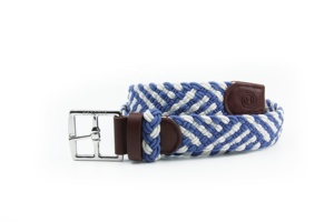 Cintura da Golf Elastica Personalizzata con Fibbia in Lega Argento, Marchio Personalizzato per Uomo e <span class=keywords><strong>Donna</strong></span>, Accessorio Sportivo Casual alla Moda - Product Image 4