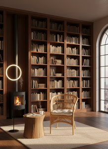 Silla Fabiano de Bambú, Diseño Moderno, Cómoda y Elegante para Sala de Estar y Oficina en Casa, Promueve el Equilibrio y la Serenidad - Product Image 5