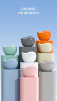 2025 Toilette intelligente de luxe avec télécommande en forme de baleine Lavage automatique Toilette intelligente à pulvérisation d'eau automatique avec bidet à siège de bidet chauffant