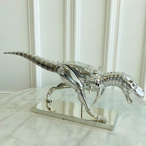 Topklasse Hars Handwerk Gegalvaniseerde Dieren Dinosaurus Sculptuur Voor Kunstgalerie Tonen <span class=keywords><strong>Sexy</strong></span> Robot Accent - Product Image 5