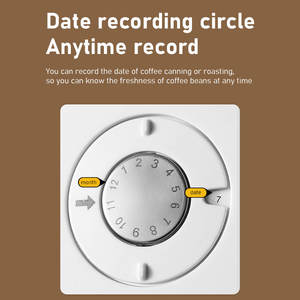 DEWEISI 1L 3.5L acciaio inossidabile ermetico chicco di caffè accessori per caffè contenitore di <span class=keywords><strong>zucchero</strong></span> barattolo di conservazione degli alimenti con cucchiaio - Product Image 4