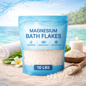 Flocons <span class=keywords><strong>de</strong></span> <span class=keywords><strong>magnésium</strong></span> pour le bain 10 LBS |   <span class=keywords><strong>Sel</strong></span> <span class=keywords><strong>d</strong></span>'<span class=keywords><strong>Epsom</strong></span> et sels <span class=keywords><strong>de</strong></span> la Mer Morte pour bains relaxants |   Relaxation musculaire et soulagement du stress - Product Image 4