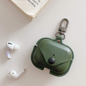 Étui protecteur Portable en <span class=keywords><strong>cuir</strong></span> PU, <span class=keywords><strong>coque</strong></span> antichoc pour écouteurs <span class=keywords><strong>AirPods</strong></span> Pro, pièces - Product Image 2