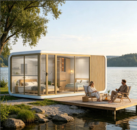 Maison Capsule de Luxe Apple Cabin, Maison Préfabriquée, Tiny House, Maison Mobile, Bureau Économe en Énergie, Maison de Vacances, Vente en Gros Direct Usine