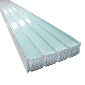 Ahorre el costo del proyecto Hoja de techo de vidrio Cobertizo de fibra Hoja de fibra de vidrio Frp