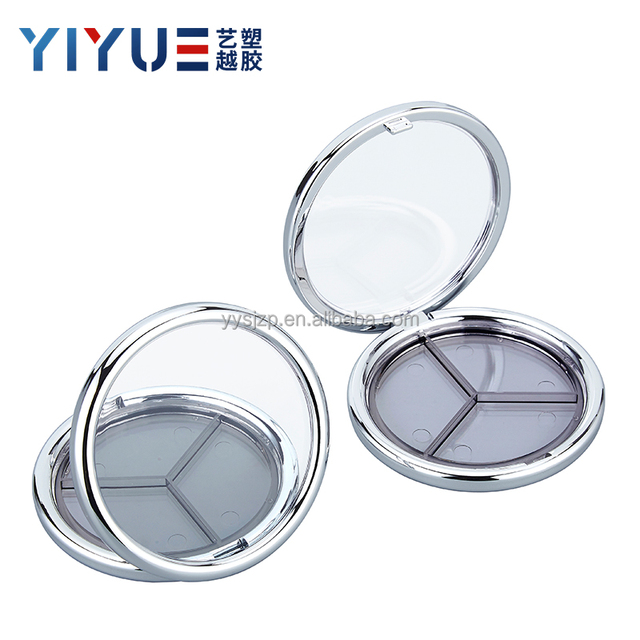 Makeup Nude 3 Color Empty Eye Shadow Palette Custom High Pigmented Eye Shadow Palette