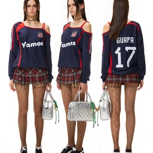 Custom <b>Y2K</b> Sport Number American Streetwear Sexy Oversized Soccer Tee with Letter Graphics Print Summer Football Jersey T-<b>Shirt</b> - Product Image 3