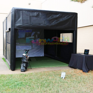 <span class=keywords><strong>Cage</strong></span> géante d'extérieur pour simulateur <span class=keywords><strong>de</strong></span> golf, <span class=keywords><strong>gonflable</strong></span> et portable, en PVC - Product Image 2