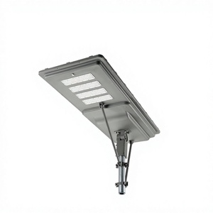ไฟถนนโซลาร์เซลล์ LED CE ROHS 60W 80W 100W 120W 51Ah 180Lm/W LiFePO4 พร้อมเซ็นเซอร์ PIR ไฟถนนโซลาร์เซลล์ LED สำหรับภายนอกอาคาร - Product Image 1