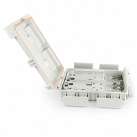 Boîtier de distribution de fibre optique FTTH 24 cœurs, boîte FAT, boîte optique intérieure/extérieure FTTX IP65 pour réseaux 4G WiFi