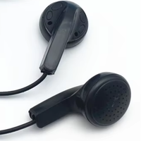 Écouteurs intra-auriculaires filaires à bas prix, bon marché, avec câble 3,5 mm, écouteurs jetables pour casque d'aviation