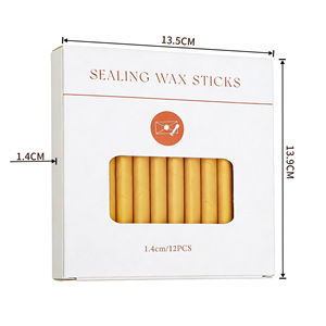 แท่งแว็กซ์วงกลมสำหรับปิดผนึกด้วยปืนแว็กซ์พร้อมซองแว็กซ์แบบแถบ - Product Image 4