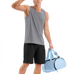 Camiseta Deportiva de Alto Rendimiento para Hombre, Secado Rápido, Sin Mangas, para Gimnasio, Fitness, Running, Ropa Deportiva, 100% Algodón, Cuello Redondo - Product Image 4