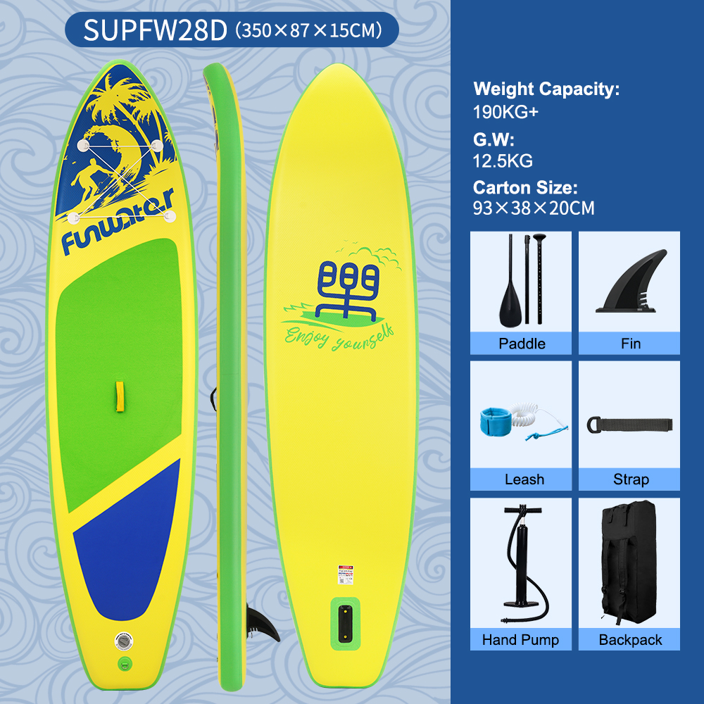 350x87x15cm--SUPFW28D--Jaune et vert