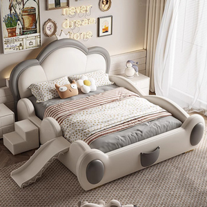 <span class=keywords><strong>Letto</strong></span> Principessa Minimalista <span class=keywords><strong>per</strong></span> Casa, Moderno <span class=keywords><strong>Letto</strong></span> <span class=keywords><strong>per</strong></span> Bambini in Pelle Morbida e Sicura con Sponde, <span class=keywords><strong>Letto</strong></span> Matrimoniale Rosa <span class=keywords><strong>per</strong></span> Ragazze in Offerta - Product Image 2