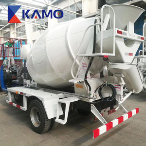 Truk Trailer efisiensi operasi tinggi Mixer beton memuat sendiri truk pengaduk beton semen pemuatan sendiri - Product Image 6