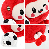 Peluches personnalisées OEM ODM, adorables animaux en peluche avec impression de logo pour cadeau d'anniversaire pour enfants, faible MOQ