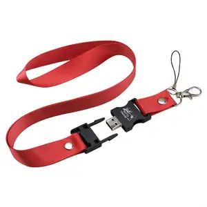 Best seller fashion lanyard usb memory stick/bracciale wristband usb flash drive cordino