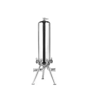 1/2/3/ Stages Stainless Steel Filter Cartridge Filtration system for oil/alcohol/ethanol/spirit liquor