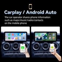 Système automobile Linux 10.25 pouces avec CarPlay sans fil, autoradio avec écran, CarPlay pour Mercedes C W205 GLC X253 CLA GLA A/B 15-19