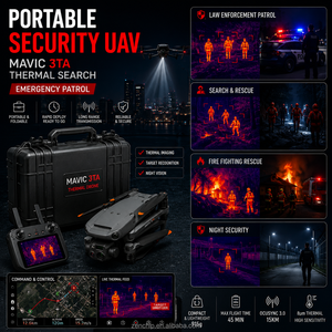 Dron Térmico Portátil Mavic 3TA para Seguridad, Búsqueda y Rescate, Respuesta a Emergencias y Patrullaje Nocturno - Product Image 1