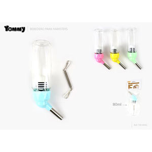Yommy YM0092 Hamster <b>Water</b> <b>Bottle</b> 80ml with Metal Tube for <b>Small</b> Pets - Product Image 1