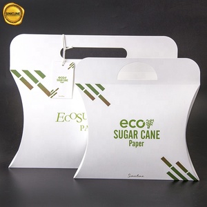 Sini cline 2020 baum freie Zuckerrohr Bagasse Papier verpackungs beutel umwelt freundlich - Product Image 4