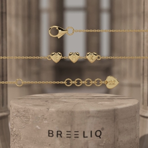 14K <b>Gold</b> Heart <b>Charm</b> <b>Bracelet</b> Personalized Initial <b>Bracelet</b> Minimalist Chain <b>Bracelet</b> Women OEM ODM Jewelry Supplier - Product Image 2