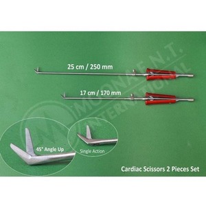 Offre Spéciale : Ensemble de 2 Pinces Chirurgicales Cardiaques en Acier Inoxydable, Réutilisables, à Pointe Fine, Outils Manuels - Product Image 1