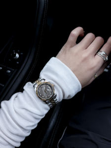 Scottie 9570 personalizzato con <span class=keywords><strong>cinturino</strong></span> colorato da <span class=keywords><strong>donna</strong></span> in <span class=keywords><strong>acciaio</strong></span> inossidabile orologio al quarzo impermeabile nuovo lusso moderno in lega da <span class=keywords><strong>donna</strong></span> - Product Image 3