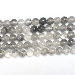 8mm runde plain natürliche bewölkt quarz edelsteine edel edelstein perlen - Product Image 1