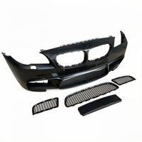 Kit de pare-chocs avant modifié M5 pour BMW Série 5 F10 F18 avec calandre et plaque d'immatriculation, kit de carrosserie avant, mise à niveau 2011-2017