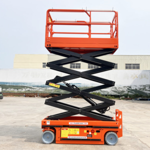 8m werkplatform 320kg zelfrijdende hydraulische elektrische schaarlift platformtafel voor constructie van tentoonstellingshallen - Product Image 1