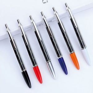 Stylo bille en plastique avec clip métallique, idéal pour la promotion - Product Image 1