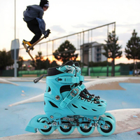Catégorie de produit Patins à roulettes en ligne réglables à prix avantageux Patines de démarrage dur durables Light-Up 4 Wheels Flashing Roller