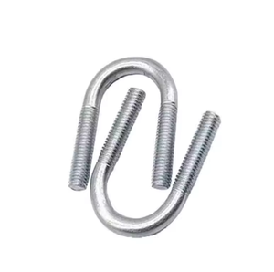 Barre <span class=keywords><strong>filetée</strong></span> <span class=keywords><strong>en</strong></span> <span class=keywords><strong>U</strong></span> galvanisée <span class=keywords><strong>en</strong></span> acier au carbone haute résistance, anti-corrosion, stable, livraison rapide, pour support de pipeline - Offre Spéciale - Product Image 5