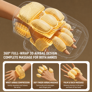 Nuovi Prodotti 2025: Massaggiatore da Polso Senza Fili, Massaggiatore Elettrico per Mani con Calore, Compressione ad Aria <span class=keywords><strong>e</strong></span> Terapia per le <span class=keywords><strong>Dita</strong></span> - Product Image 3