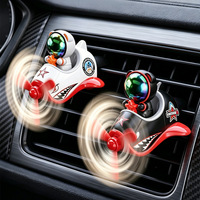 Nouveau diffuseur de voiture astronaute avec hélice : Diffuseur décoratif mini avion pour grille d'aération de climatisation