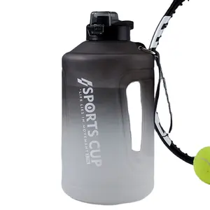 定制标志1加仑水瓶健身房水壶运动杯塑料健身房定制水瓶