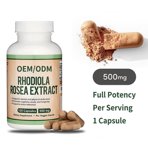 הקלה על עייפות & סיבולת תמיכה rhodiola 500 קפסולות טבעונית מ ג 120 כמוסות טבעוניות בספרת oem/odm שירות - Product Image 4