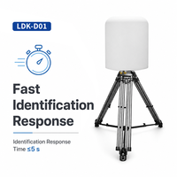 Système de détection et de localisation fixe de drones 100 MHz-6 GHz, détecteur de drones avec portée de 10 km, localisation de la position du pilote pour la sécurité publique