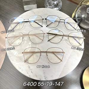 Montures de lunettes surdimensionnées en métal style artistique, verres en résine pleine monture, tendance mode unisexe Danyang 6400 - Product Image 3