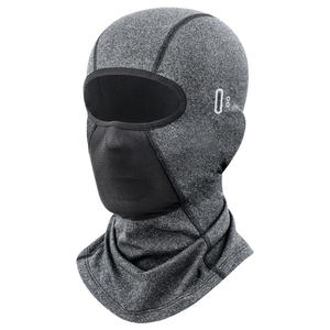 Masque de sport automne-hiver coupe-vent pour moto avec cache-cou doublé polaire, protection faciale pour le ski et équipement de conduite - Product Image 1