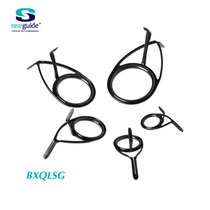 Guida Seaguide XQG doppio piede telaio in acciaio inox guida di <span class=keywords><strong>pesca</strong></span> anello di zirconio nero <span class=keywords><strong>per</strong></span> Spinning e fusione canna <span class=keywords><strong>da</strong></span> <span class=keywords><strong>pesca</strong></span> 1 pz - Product Image 2