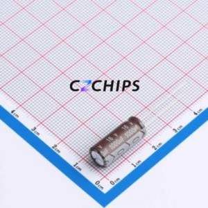 ตัวเก็บประจุแบบอิเล็กโทรไลต์อะลูมิเนียมแบบ Through-Hole รุ่น DHG016M108G200S1AA ขนาด D8xL20 มม. 1000uF 20% 16V 1.1A-100kHz - Product Image 1